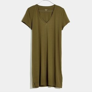 Madewell Northside V-neck Tee Dress